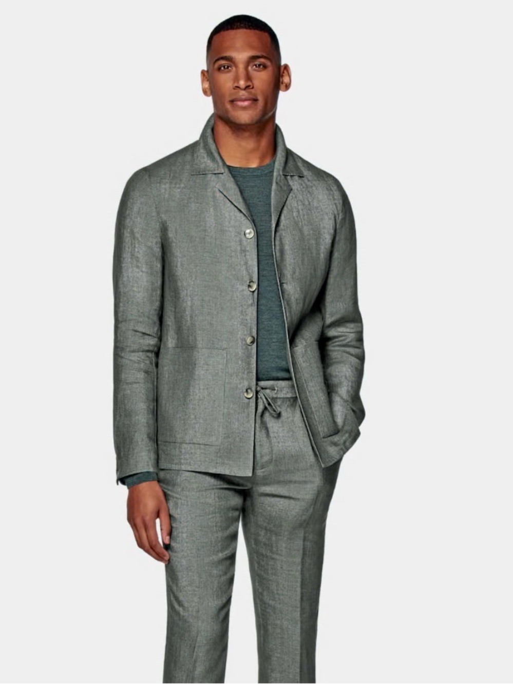NWT SuitSupply Mid Green Casual Suit